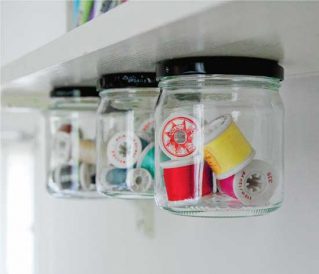 DIY Jar Shelf Image